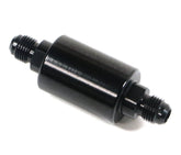 Universal Inline Fuel Filter High Flow 100 Micron Cleanable AN6 6AN